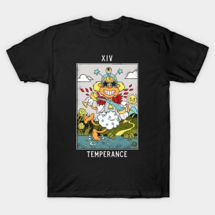 Temperance - Mystical Medleys - Vintage Cartoon Tarot T-Shirt